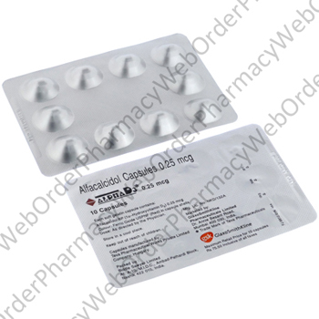 Alpha D3 (Alfacalcidol) - 0.25mcg (30 Capsules) P2