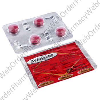 Avana-50 (Avanafil) - 50mg (4 Tablets) P2