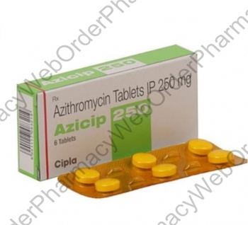 Azicip (Azithromycin) - 250mg (6 Tablets) p3