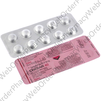 Cresar 40 (Telmisartan) - 40mg (10 Tablets) P2