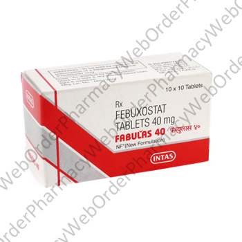 Fabulas (Febuxostat) - 40mg (10 Tablets) P1