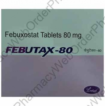Febutax 80 (Febuxostat) - 80mg (30 Tablets)
