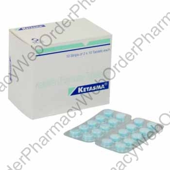Ketasma (Ketotifen Fumarate) - 1mg (10 Tablets) p4