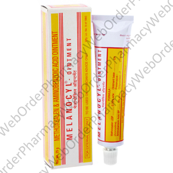 Melanocyl Ointment (Methoxsalen/Aminobenzoic Acid) - 0.75%/2% (25g) P1