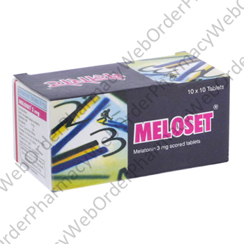 Meloset (Melatonin) - 3mg (10 Tablets) P1