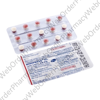 Minipress XL (Prazosin) - 2.5mg (15 Tablets) P2