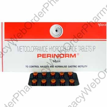 Perinorm (Metoclopramide HCL) - 10mg (20 Tablets) p2
