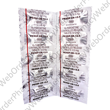 Pexep CR (Paroxetine) - 12.5mg (10 Tablets) P2