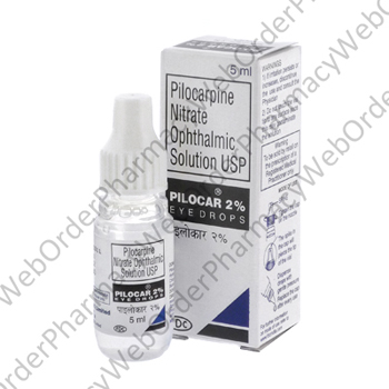 Pilocar 2% Eye Drops (Pilocarpine Nitrate) - 2% (5mL) P1