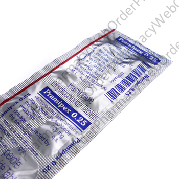 Pramipex (Pramipexole Dihydrochloride) - 0.25mg (10 Tablets) P2