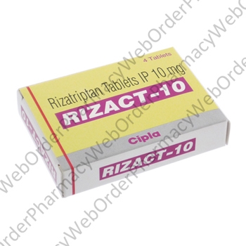 Rizact-10 (Rizatriptan) - 10mg (4 Tablets)