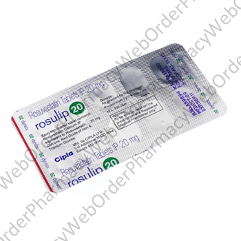 Rosulip (Rosuvastatin) - 20mg (10 Tablets) P3