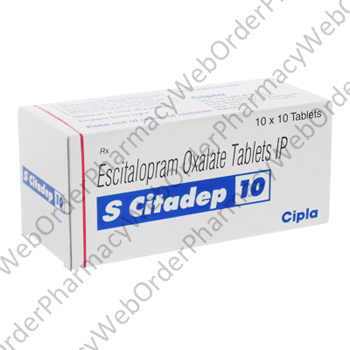 S Citadep (Escitalopram Oxalate) - 10mg (10 Tablets) P1