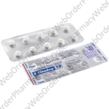 S Citadep (Escitalopram Oxalate) - 10mg (10 Tablets) P2