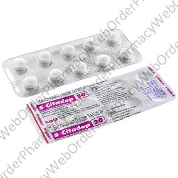 S Citadep (Escitalopram Oxalate) - 20mg (10 Tablets) P2