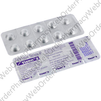 Tizan (Tizanidine) - 2mg (10 Tablets) P2
