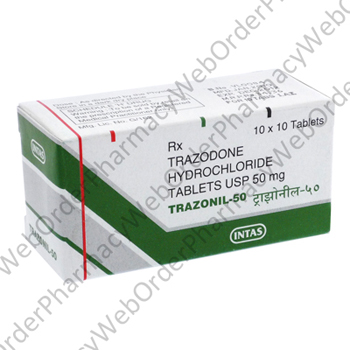 Trazonil (Trazodone HCL) - 50mg (10 Tablets) P1
