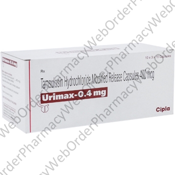 Urimax (Tamsulosoin) - 0.4mg (15 Capsules)