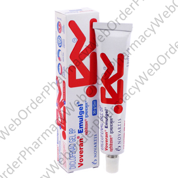 Voveran Emulgel (Diclofenac Sodium) - 1% (30g Tube) P1