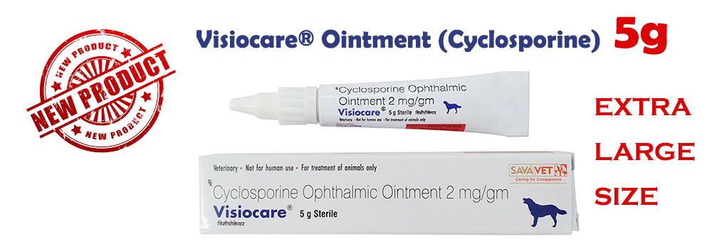 New Product Visiocare Ointment (Cyclosporine) - 2mg/gm (5g)